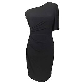 Calvin Klein Black Dress S Eine Schulter Schwarz