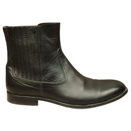Galliano-chelsea boots Galliano p 43-Noir