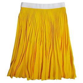 Jupe plissée jaune Neil Barrett Jaune