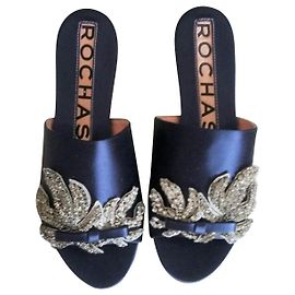 Rochas cristal chaussures de glisse EU37.5 Bleu