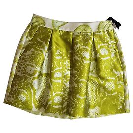 Short Giambattista Valli Vert en Soie Multicolore Vert