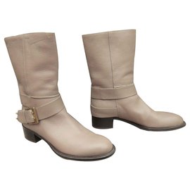 Chloé-Chloé buckle boots in mint condition, just tried-Beige