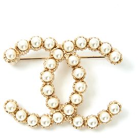 Chanel GRANDI PERLE CC D'oro