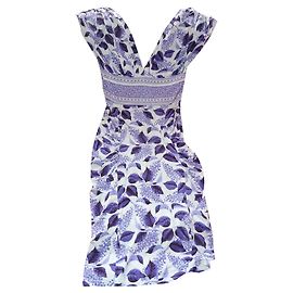 Just Cavalli fluid dress White Purple