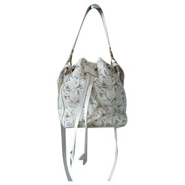 Ralph Lauren-Bucket ricky bag-Aus weiß