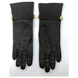 Loewe-Braune Loewe Handschuhe-Golden,Dunkelbraun