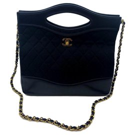 Chanel-Chanel vintage bag-Black