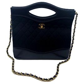 Borsa vintage Chanel Nero