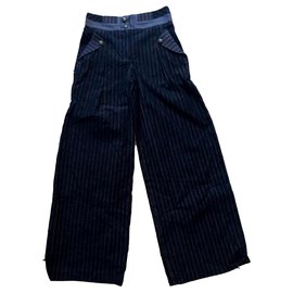 Kenzo-pantalon flare-Noir
