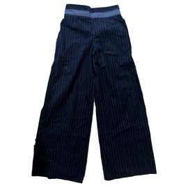 Kenzo-flare pants-Black