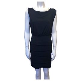 Robe noire Alice + Olivia à volants Noir
