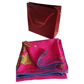 Cartier Sciarpe di seta Multicolore