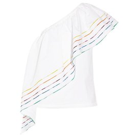 Rosie Assoulin TOP EN ALGODÓN ROSA ASSOULIN Blanco