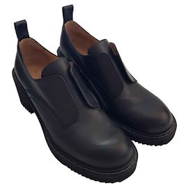 Jil Sander Black Leather Boots Size 41 Black