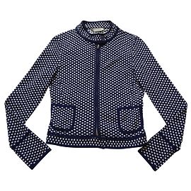 Bruno Manetti Chaquetas Blanco Azul marino
