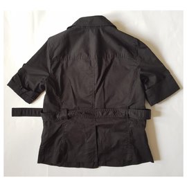 Michael Kors-Michael Michael Kors chaqueta de trinchera-Negro