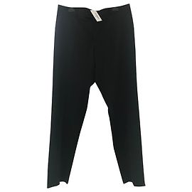 CHANEL TROUSERS MEN CLASSIC BLACK SIZE 48 ! NEVER WORN , New ! Black
