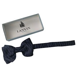 LANVIN BUTTERFLY BUTTON FOR MEN . neuf Navy blue