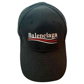 Boné Bordado-Balenciaga Preto
