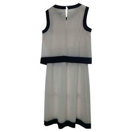 Armani Jeans Dresses Eggshell