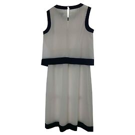 Armani Jeans Robes Blanc cassé
