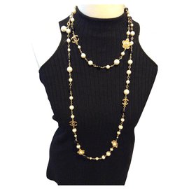 Chanel Collane Multicolore Senape