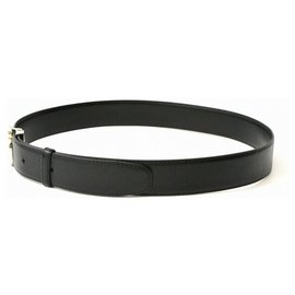 Autre Marque-dunhill Leather Belt-Black