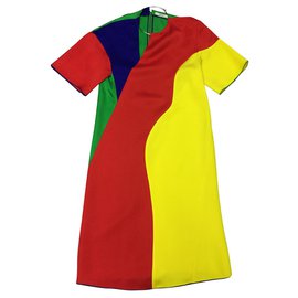 Céline-Vestido céline-Multicolor