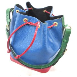 Louis Vuitton-NOE GM TRICOLOR EPI LEATHER-Red,Blue,Green