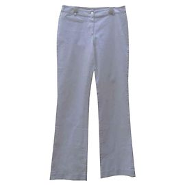 Dior Pantaloni, ghette Bianco