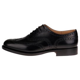 Church's-Church's Burwood Black Brogues SIZE 10 /44eu-Black