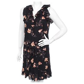Paige Jeans Vestido Farfalla Negro / Desert Sunrise-Poppy Multicolor