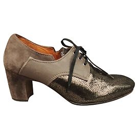 derbies à talons Chie Mihara modèle Eshua Marron