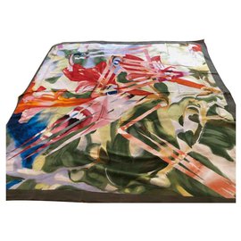 Louis Vuitton-Sciarpe di seta-Multicolore