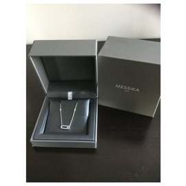 Messika-Collier Messika Move Uno oder Blanc-Silber