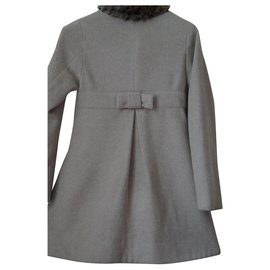 Kenzo-Girl Coats outerwear-Beige