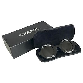 Chanel Paris Collector gafas vintage Negro
