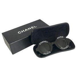 Chanel-Occhiali vintage Chanel Paris Collector-Nero