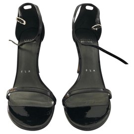 Stuart Weitzman-Sandalias nudistas Stuart Weitzman-Negro