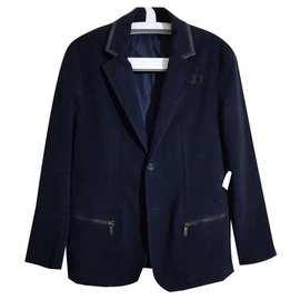 Versace Blazer Jacken Blau Marineblau