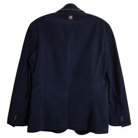 Versace-Giacche blazer-Blu,Blu navy