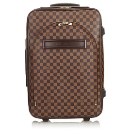 Louis Vuitton-Louis Vuitton Brown Damier Ebene Pegase 60-Brown