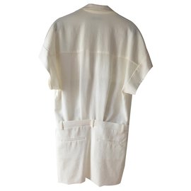 Iro-Combinaison jupe Iro taille 34-Blanc cassé