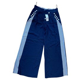 Kenzo-Pantaloni da sfilata di Kenzo-Blu navy