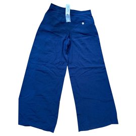 Kenzo-Pantalon Kenzo défilé-Bleu Marine