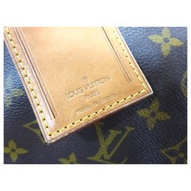 Louis Vuitton-Keepall 60 monogramma-Marrone