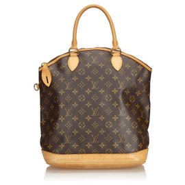 Louis Vuitton-Louis Vuitton Brown Monogram Lockit Vertical-Brown