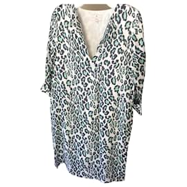 Essentiel Antwerp-vestido estampado-Estampado de leopardo