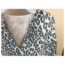 Essentiel Antwerp-vestido estampado-Estampa de leopardo