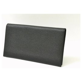 Bulgari-Bulgari Leather Wallet-Black